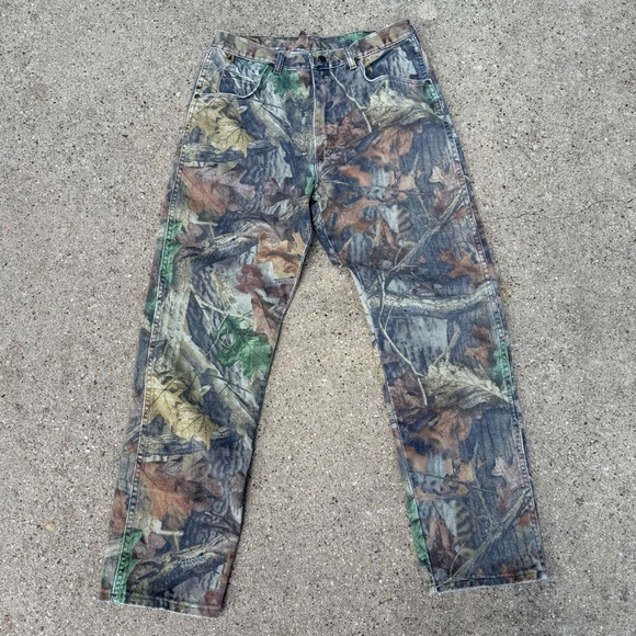 Vintage Wrangler Rugged Wear Camo Pants Made in USA - Picture 1 of 4